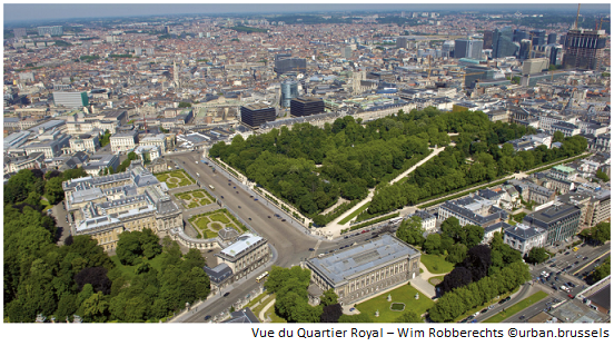 Vue du Quartier Royal – Wim Robberechts © urban.brussels